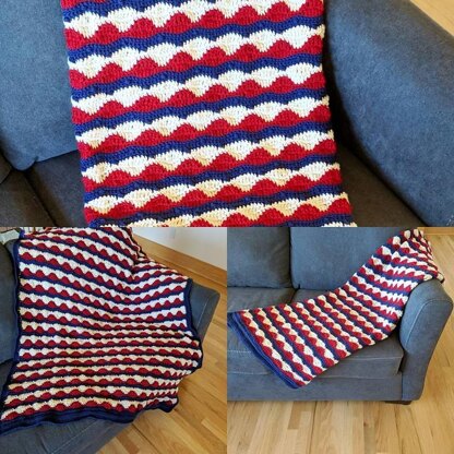 Majestic Waves Afghan