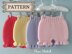 Knitting PATTERN Baby Jacket, Diaper Cover, Hat and Shoes Knitted Baby Set