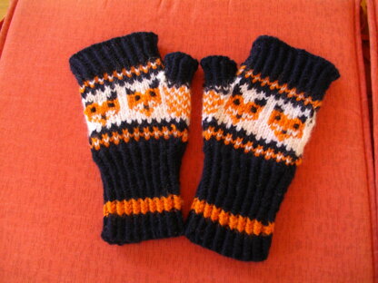 fingerless mittens