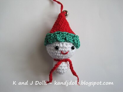 Tiny Snowman Amigurumi Crochet Pattern