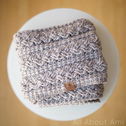 Braided Cabled Cowl & Slouchy Beanie