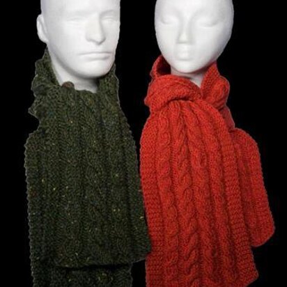 Easy Cable Scarves