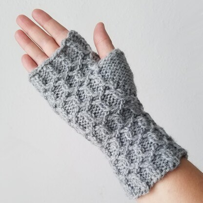 Ripple Fingerless Gloves