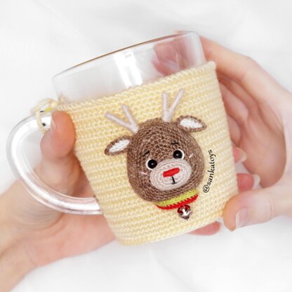 Christmas cup cover Reindeer