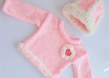 Sentro knitting machine baby sweater