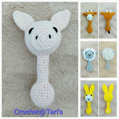 Farmyard Rattle Collection