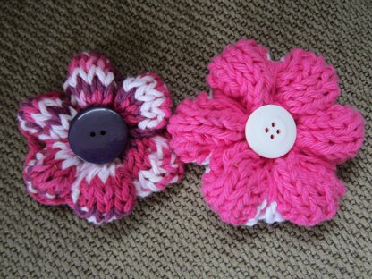 Simple Knit Flower