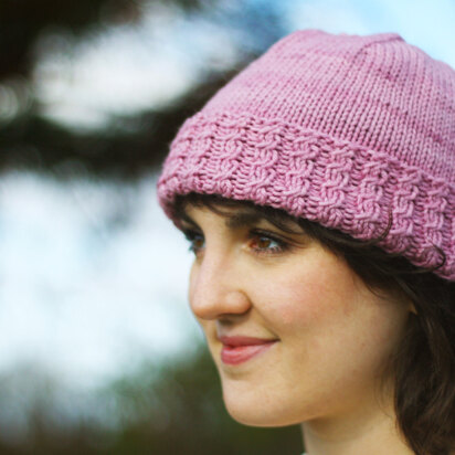 Twisted Rib Hat in Dream in Color Classy