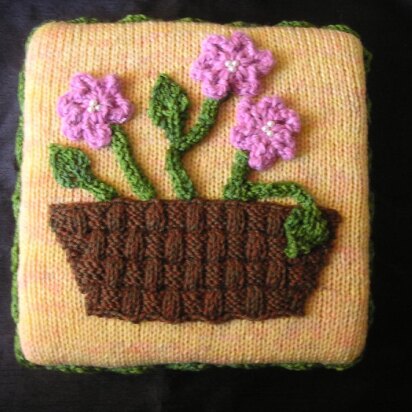 Basket of Flowers Pillow