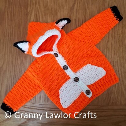 Cute fox crochet hooks fluffy yarn t-shirt | Pullover Hoodie