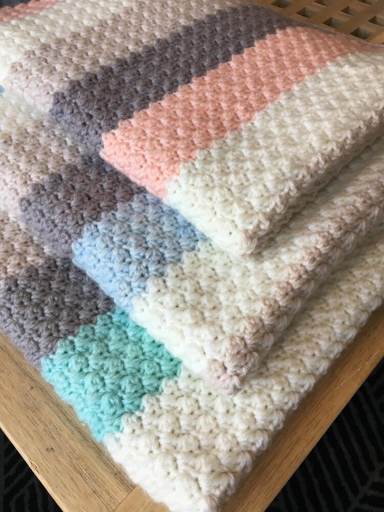 Textured baby hot sale blanket