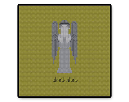 Don't Blink - PDF Cross Stitch Pattern