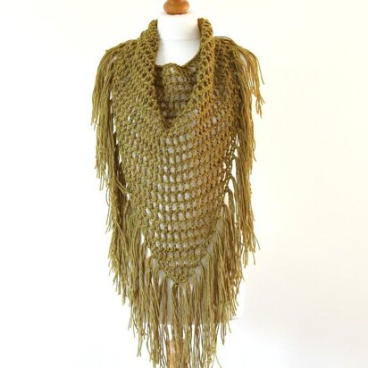 Mesh Loop Triangle Scarf