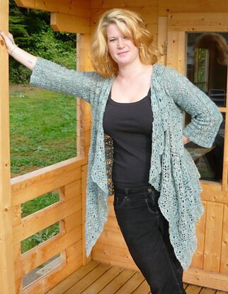 Elsa - Crochet Waterfall Cardi