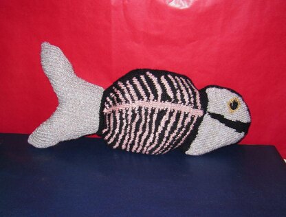 Luxury Fish Supper Silk Cushion