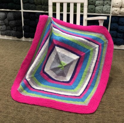 Plymouth Yarn F835 Inside - Out Baby Blanket (Free)