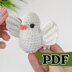 Crochet Dove Amigurumi Pattern, Crochet Bird Pattern