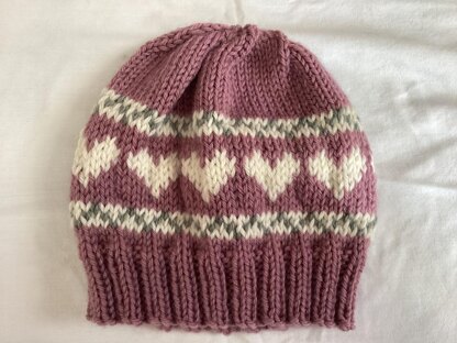 The Little Pink Beanie Hat 3 in 1 Pattern