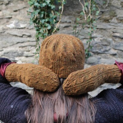 Pyrite Hat & Mitts - knitting pattern