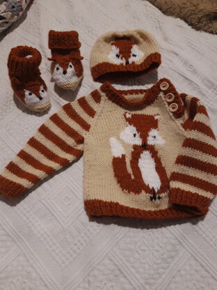 Fox club sweater set