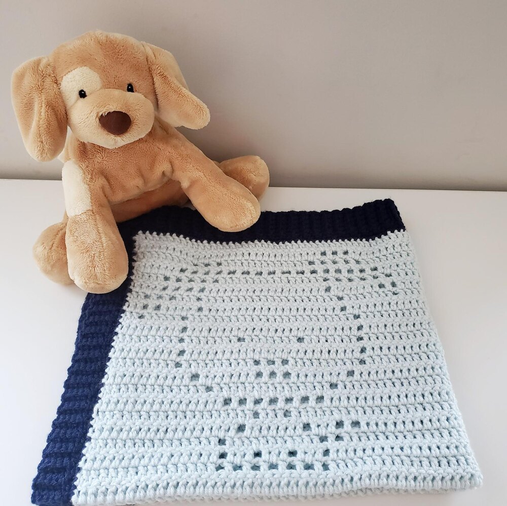 Free crochet dog online blanket patterns