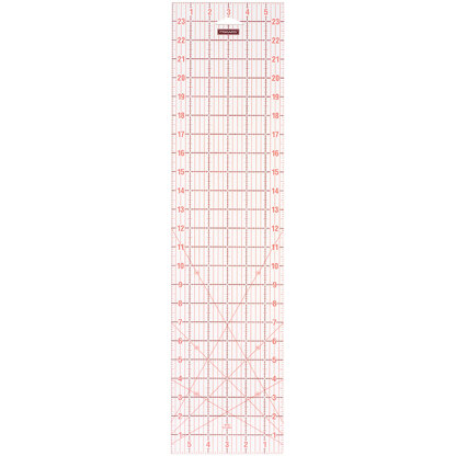 Fiskars Ruler: Acrylic: 6 x 24in