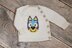 Blue Cartoon Puppy Knit kids sweater Knitting Pattern