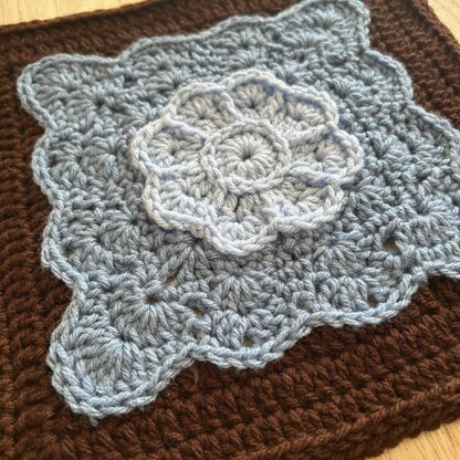 Bluebell Afghan Square