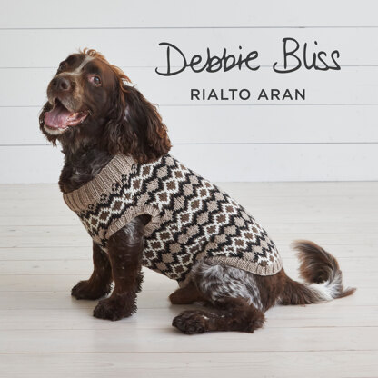 Aprés Ski - Dog Sweater Knitting Pattern For Pets in Debbie Bliss Rialto Aran by Debbie Bliss