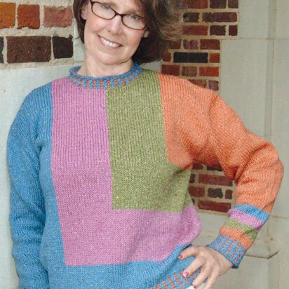 Color Block Pullover #504