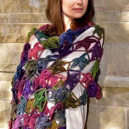 Maple Leaf Shawl - knitting pattern
