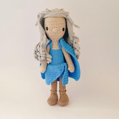 KHALEESI mother of dragons - Crochet Pattern/amigurumi