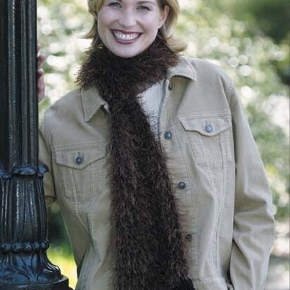 Wonderful and Wooly Scarf in Lion Brand Wool-Ease and Fun Fur - 20252