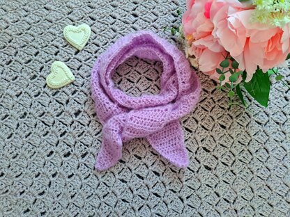 Crochet Alice Neckerchief Scarf Pattern