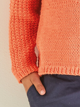 Crab Sweater in Sirdar Snuggly 100% Cotton DK - JSC2579 - Downloadable PDF