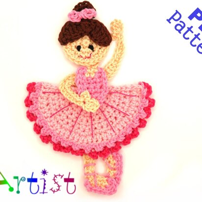 Ballerina 6 Applique