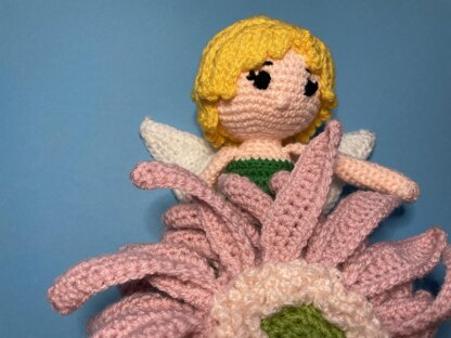 Green Fairy amigurumi doll