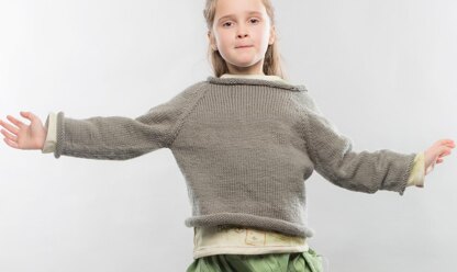 Top Down Child's Sweater