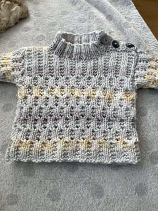 Baby patterned jumper