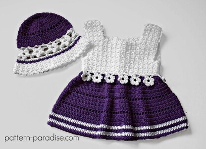 Violet Blooms Baby Dress