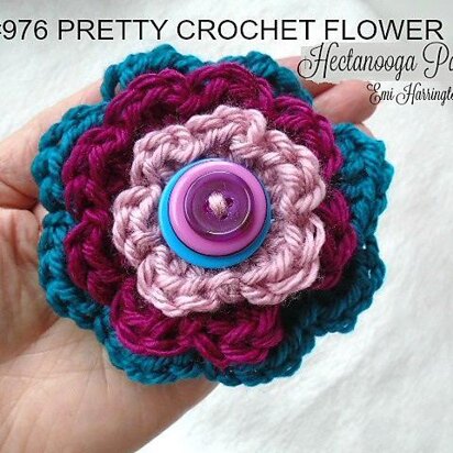976 Pretty Crochet Flower