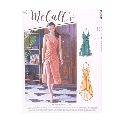 McCall's Misses' Dresses M8105F5 - Paper Pattern