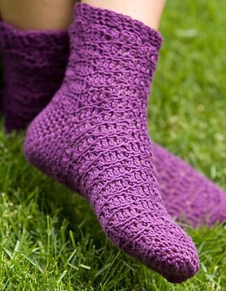 Indigo Dreams Crochet Socks