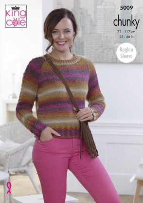 Sweater & Cardigan in King Cole Riot Chunky - 5009pdf - Downloadable PDF