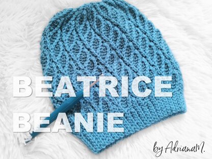 BEATRICE knit look beanie