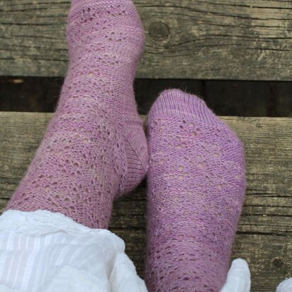 Pressed Flowers Socks