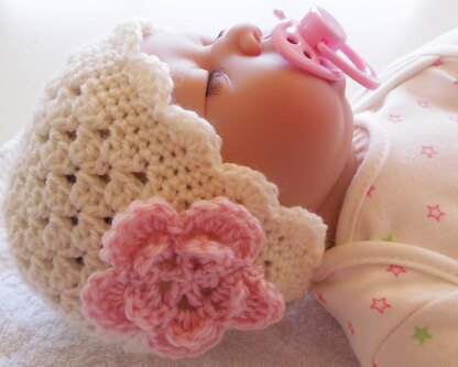 Baby Hat With Flower