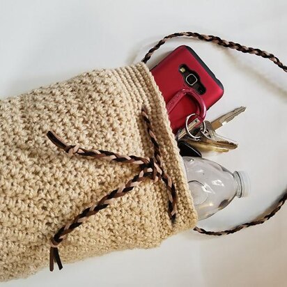 Boho Braided Bucket Bag