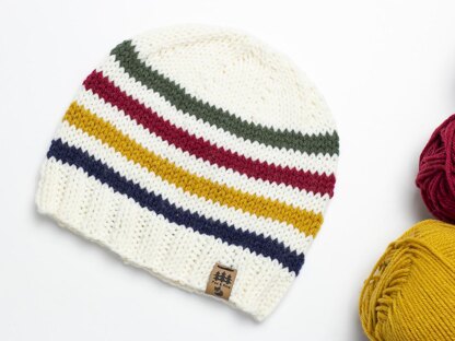 Hudson Bay Striped Beanie Hat Baby Children Women Men