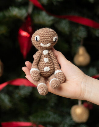 Toft Lebkuchenmann und Schneemann Mini Amigurumi Häkelset